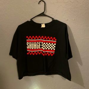 Forever21 black croptop